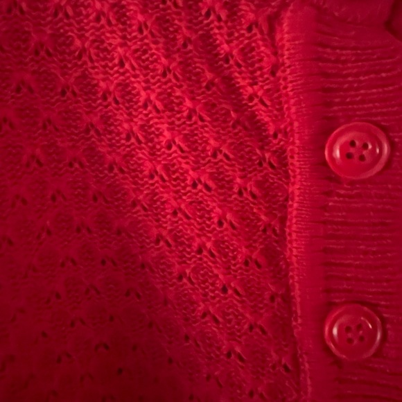 NWT-Red Yemak Cardigan 3x - Picture 7 of 9
